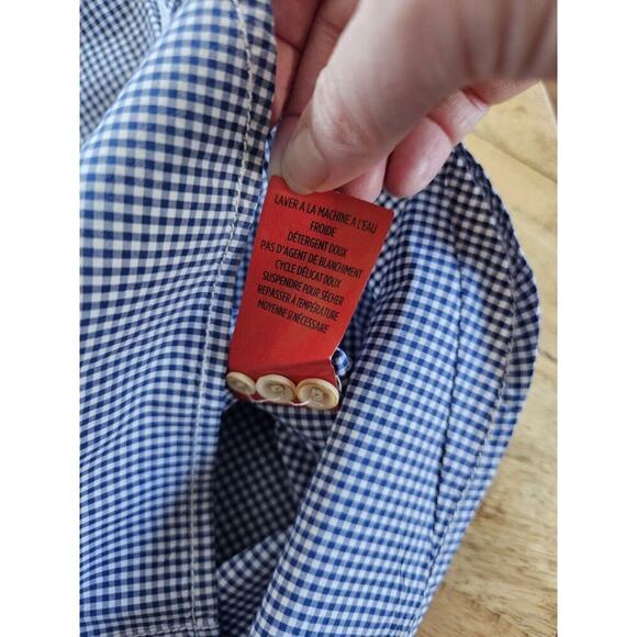 Robert Graham Button Down Gingham Shirt Men's Size M Knowledge Wisdom Faith - Picture 9 of 12